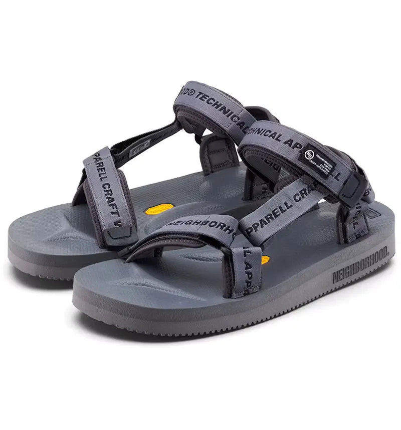 Suicoke Neighborhood OG-022V2 NR-Sandal Grey - vue 360