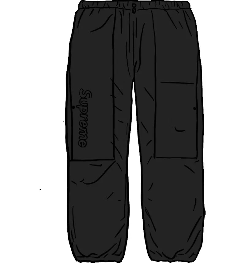 Supreme 2-Tone Cinch Pant Black - vue 360