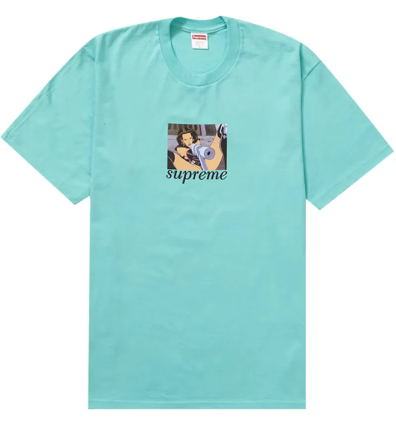Supreme Aeon Flux Gun Tee Teal - vue 360