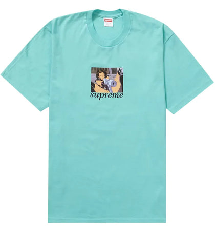 Supreme Aeon Flux Gun Tee Teal - authentic Supreme product