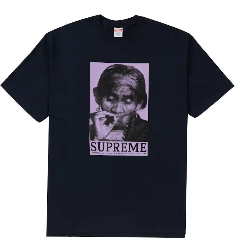 Supreme Aguila Tee Navy - vue 360