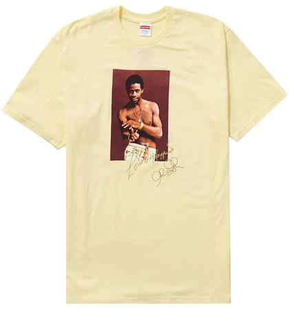 Supreme Al Green Tee Pale Yellow - authentic Supreme product