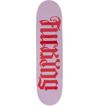 Supreme Ambigram Skateboard Deck Pink