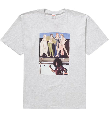 Supreme American Picture Tee Ash Grey - authentic Supreme product