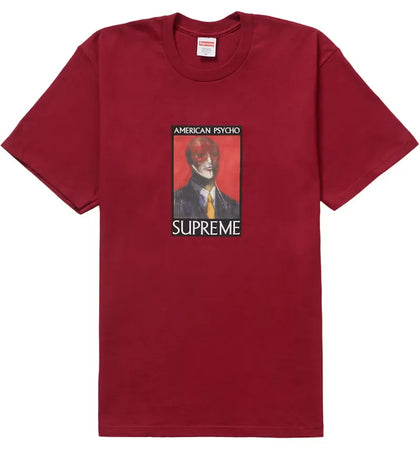 Supreme American Psycho Tee Cardinal - authentic Supreme product