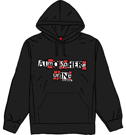 Supreme Antihero Hooded Sweatshirt Black - authentic Supreme apparel