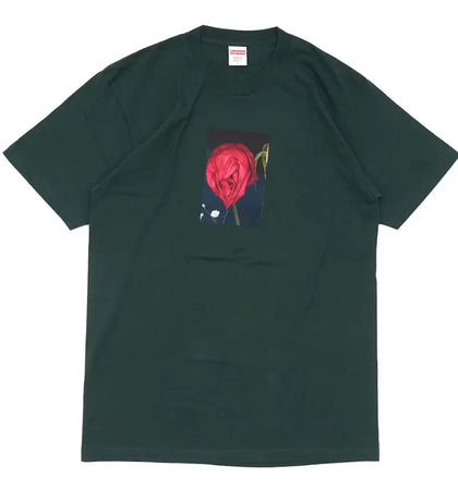 Supreme Araki Rose Tee Green - authentic Supreme product
