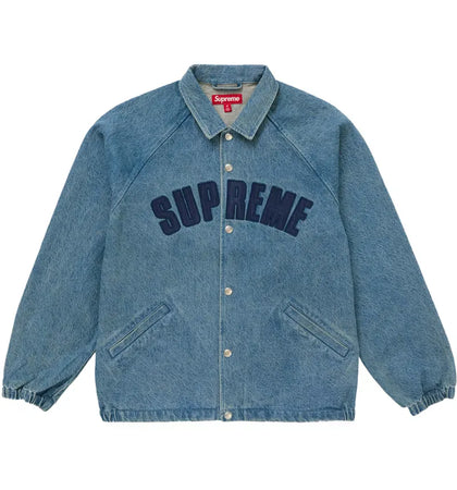 Supreme Arc Denim Coaches Jacket (SS25) Denim - authentic Supreme apparel