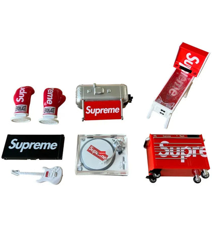 Supreme Bandai Gashapon Mini Collectibles Complete Set of 6 - authentic Supreme product