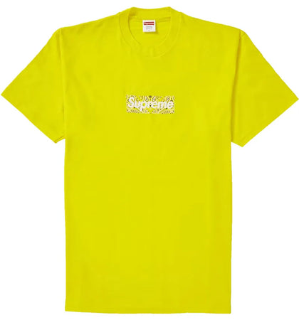 Supreme Bandana Box Logo Tee Yellow - authentic Supreme product