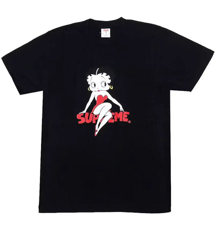 Supreme Betty Boop Tee Black - authentic Supreme product