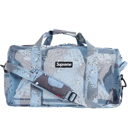 Supreme Big Duffle Bag (SS20) Blue Chocolate Chip Camo - authentic Supreme product