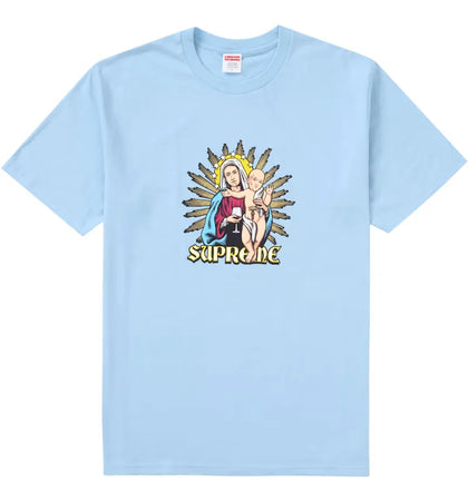Supreme Blood Tee Powder Blue - authentic Supreme product