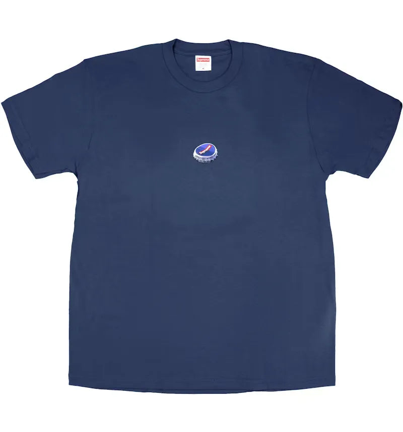 Supreme Bottle Cap Tee Navy - vue 360
