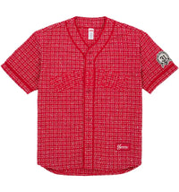 Supreme Boucle Baseball Jersey Red