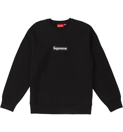 Supreme Box Logo Crewneck (FW18) Black - authentic Supreme product