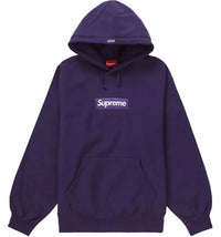 Supreme Box Logo Hooded Sweatshirt (FW23) Dark Purple