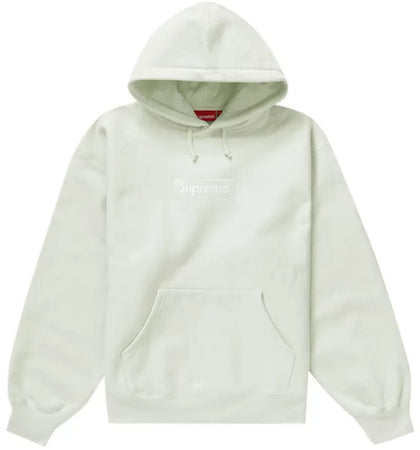 Supreme Box Logo Hooded Sweatshirt (FW23) Light Green - authentic Supreme apparel