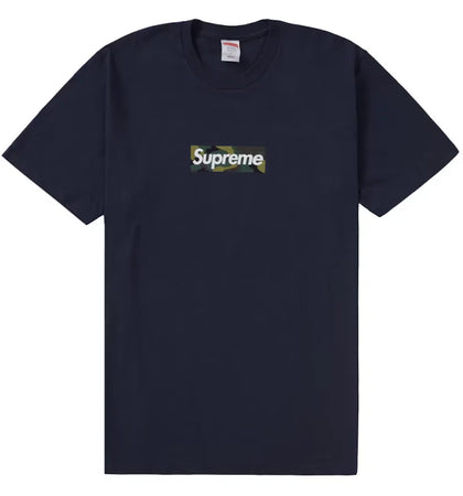 Supreme Box Logo Tee (FW23) Navy - authentic Supreme product