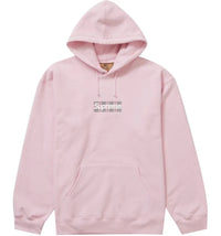 Supreme Burberry Box Logo Hooded Sweatshirt Light Pink
