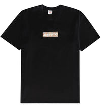Supreme Burberry Box Logo Tee Black