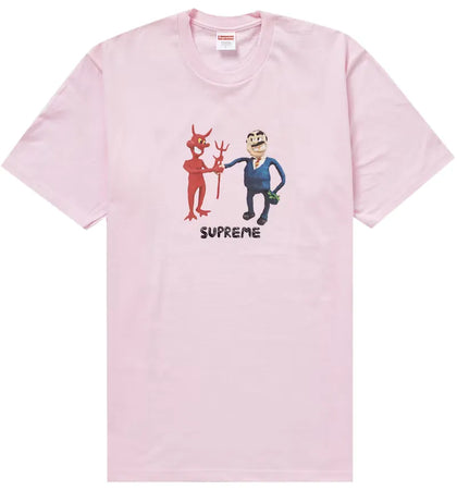 Supreme Business Tee Light Pink - authentic Supreme product