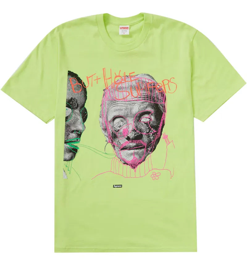 Supreme Butthole Surfers Psychic Tee Neon Green - vue 360