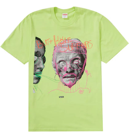 Supreme Butthole Surfers Psychic Tee Neon Green - authentic Supreme product