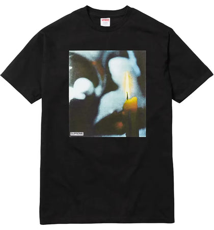 Supreme Candle Tee Black - authentic Supreme product