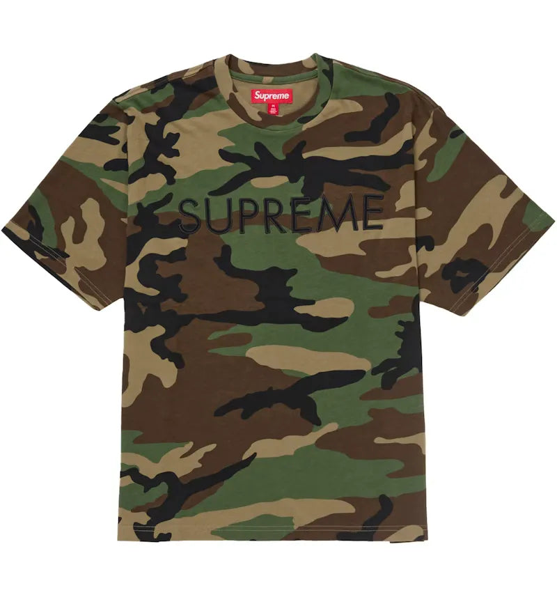 Supreme Capital S/S Top Woodland Camo - vue 360