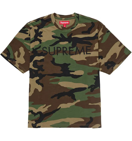 Supreme Capital S/S Top Woodland Camo - authentic Supreme product