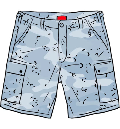 Supreme Cargo Short Blue Chocolate Chip Camo - authentic Supreme product