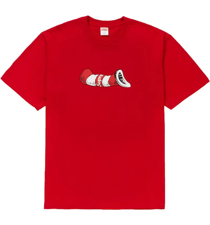 Supreme Cat in the Hat Tee Red - authentic Supreme product