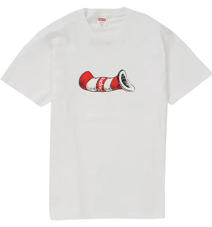Supreme Cat in the Hat Tee White - authentic Supreme product