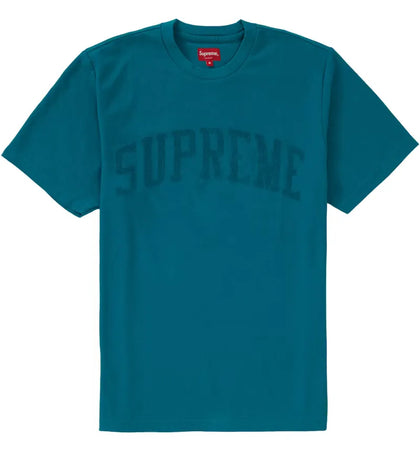 Supreme Chenille Arc Logo S/S Top Teal - authentic Supreme product