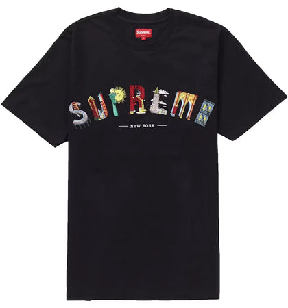 Supreme City Arc Tee Black - authentic Supreme product