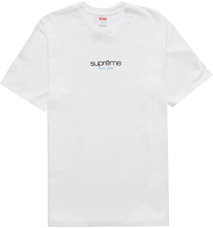 Supreme Classic Logo Tee White - authentic Supreme product