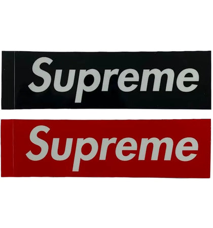 Supreme Clear Vinyl Box Logo Stickers Sticker Set - authentic Supreme product