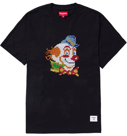 Supreme Clown Sequin S/S Top Black - authentic Supreme product