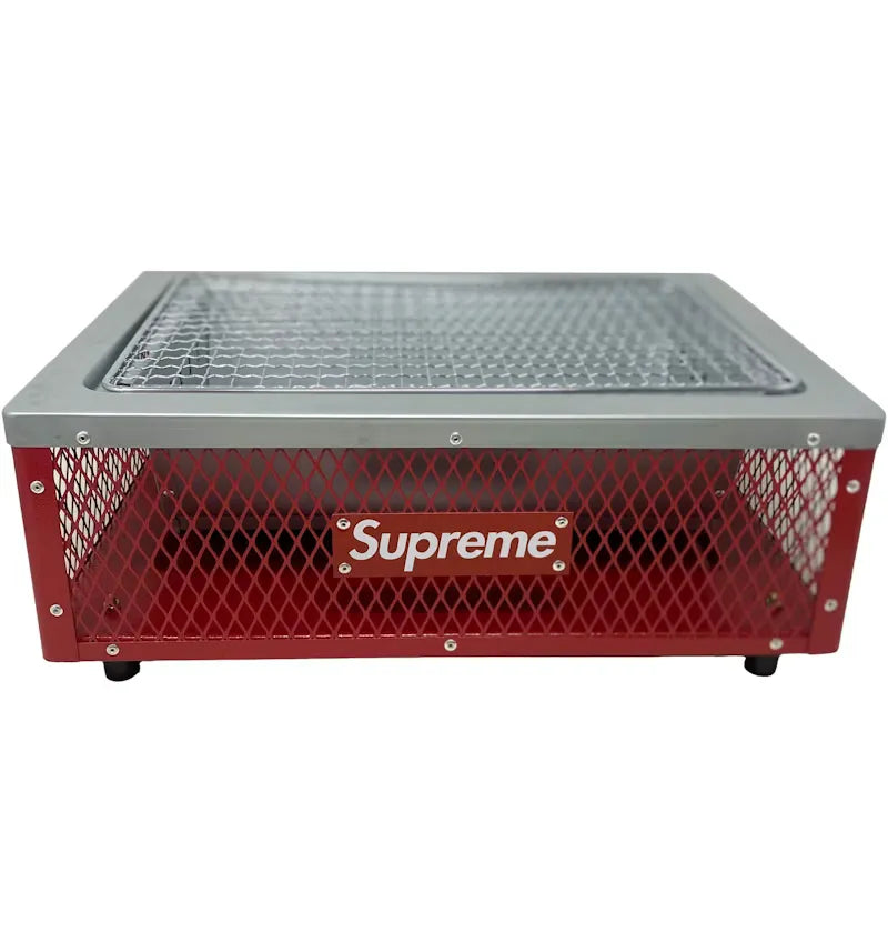 Supreme Coleman Charcoal Grill Red - vue 360