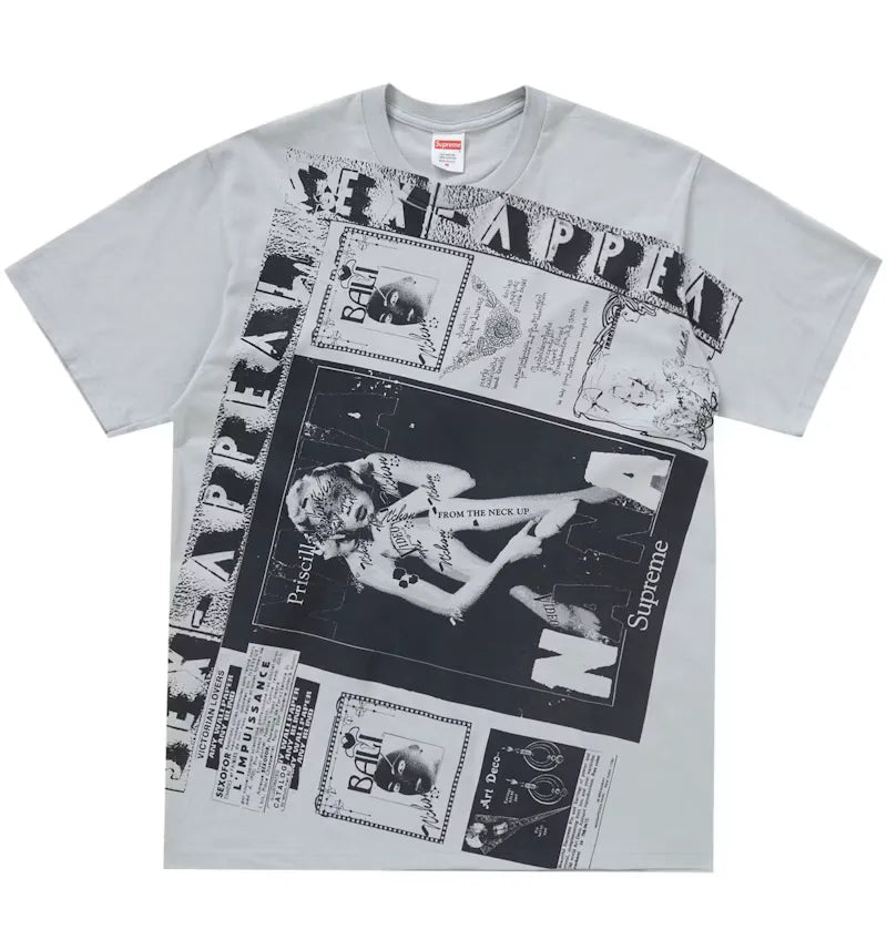 Supreme Collage Tee Cement - vue 360