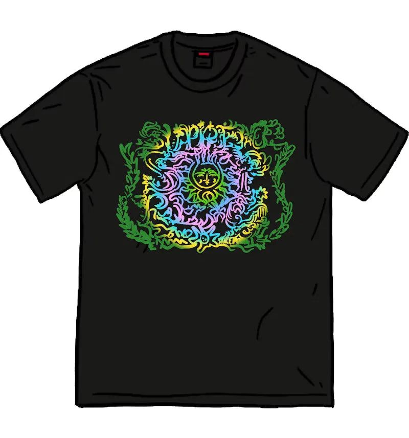 Supreme Crest Tee Black - vue 360