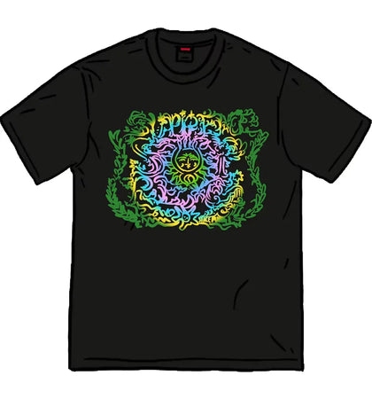 Supreme Crest Tee Black - authentic Supreme product