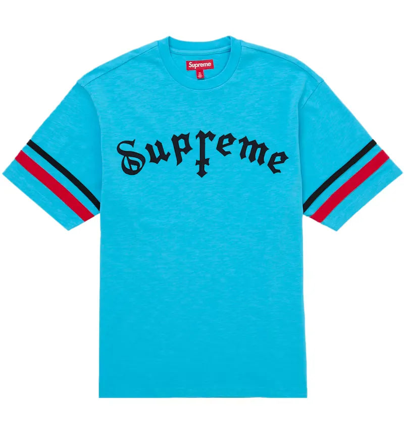 Supreme Cross S/S Top Cyan - vue 360