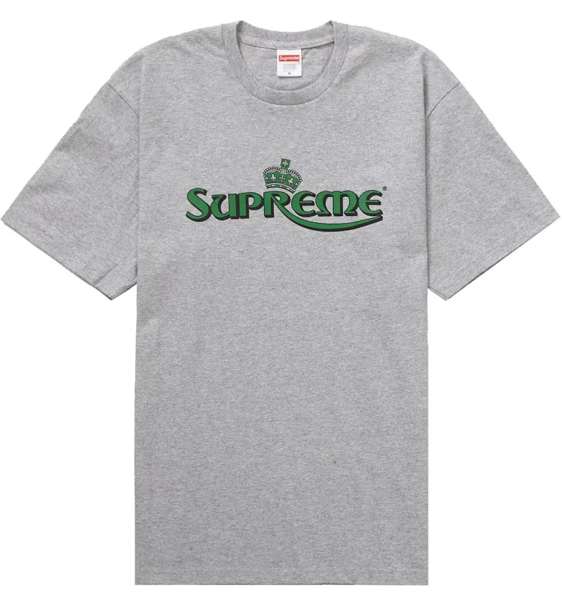 Supreme Crown Tee Heather Grey - vue 360