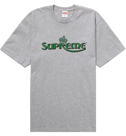 Supreme Crown Tee Heather Grey - authentic Supreme product