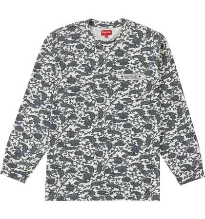 Supreme Damask L/S Top Black - authentic Supreme product