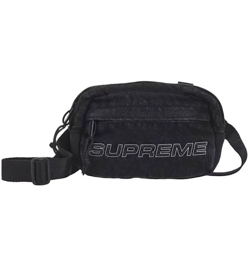 Supreme Denim Mini Shoulder Bag Black - vue 360