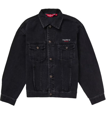 Supreme Denim Trucker Jacket (SS25) Black - authentic Supreme apparel