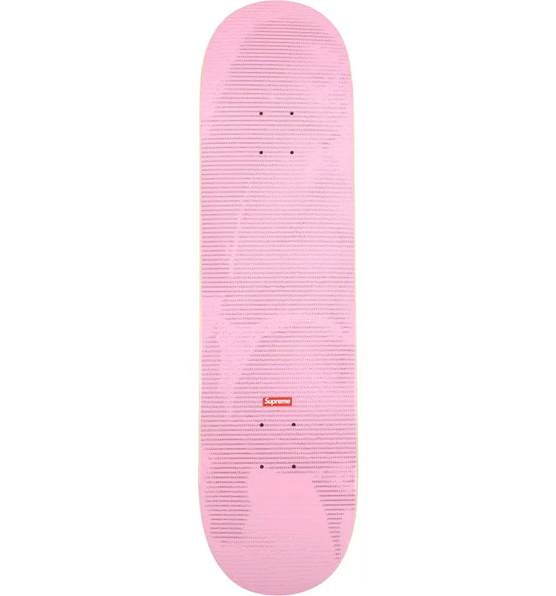 Supreme Digi Skateboard Deck Pink - vue 360